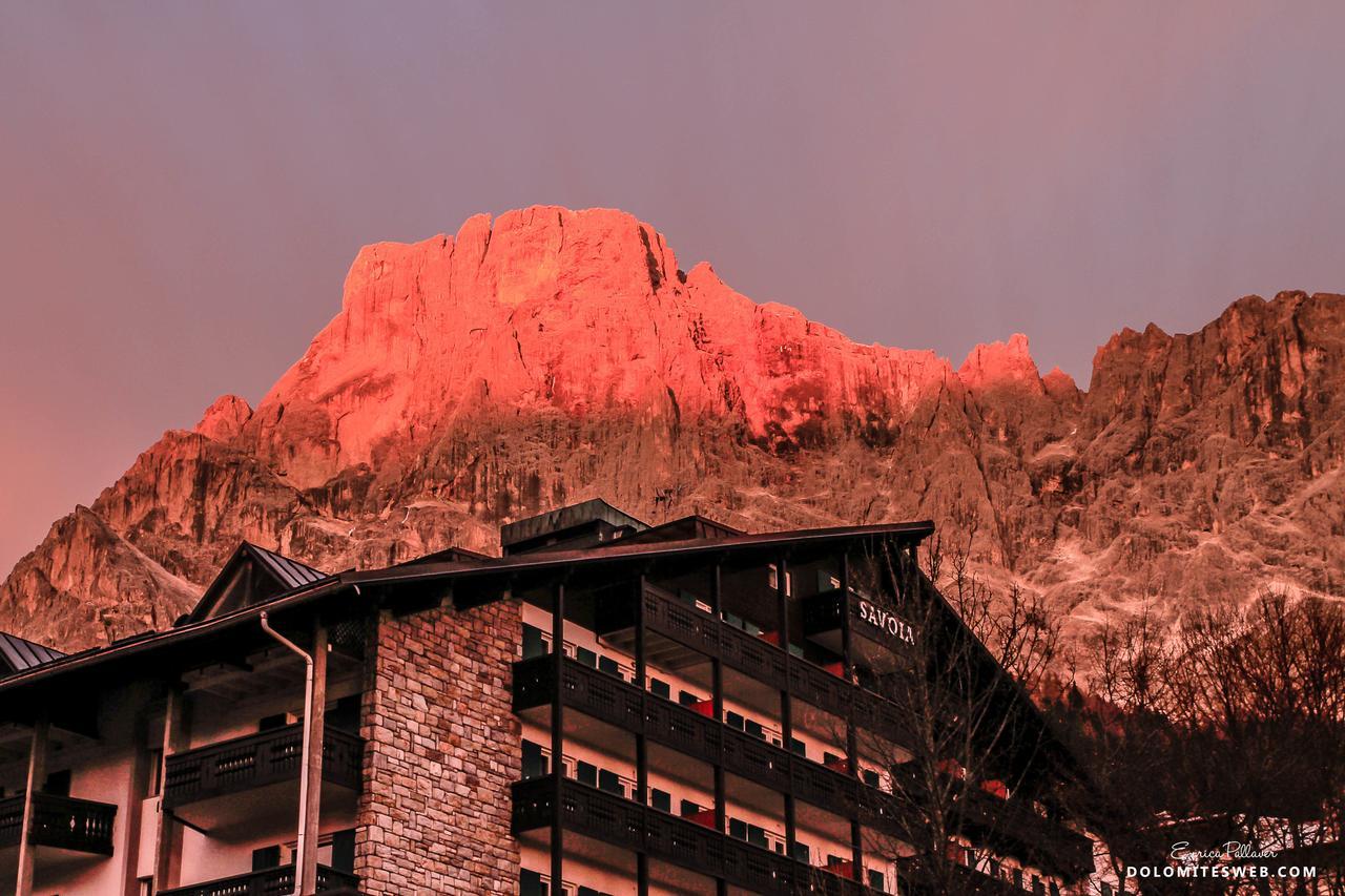 Hotel Savoia Dal 1924 San Martino Di Castrozza Bagian luar foto