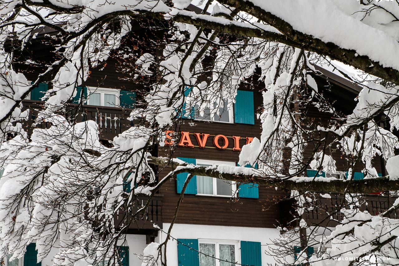 Hotel Savoia Dal 1924 San Martino Di Castrozza Bagian luar foto